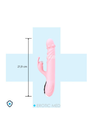 Wibrator - króliczek z rotacją oraz funkcją podgrzewania