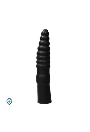 Długie, czarne dildo analne 34 cm