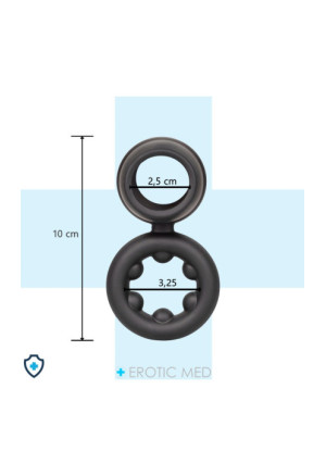 Pierścień na penisa z ringiem na jądra