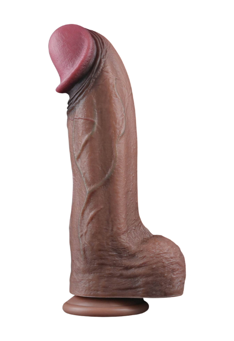 Duże, realistyczne dildo o ciemnej skórze Duże, realistyczne dildo o ciemnej skórze