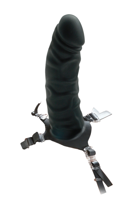 Czarny, pusty strap-on męski Czarny, pusty strap-on męski