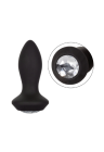Elegancki korek z kryształem - plug analny z wibracjami