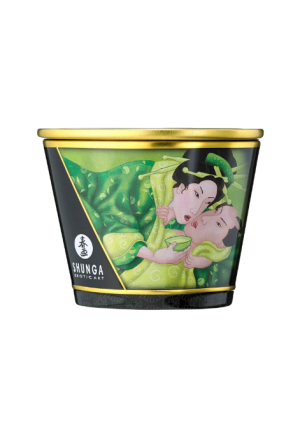 Świeca do masażu - zielona herbata - Shunga 170 ml