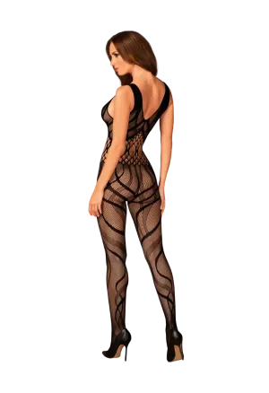 Oryginalne bodystocking z miękkiej dzianiny