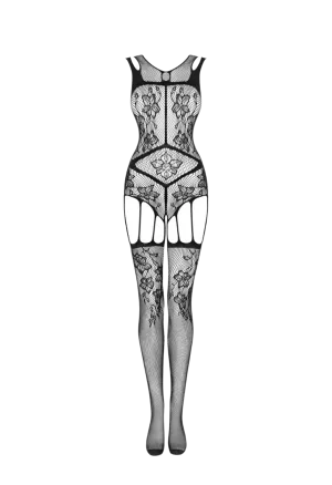 Pikantny bodystocking z seksownymi paseczkami