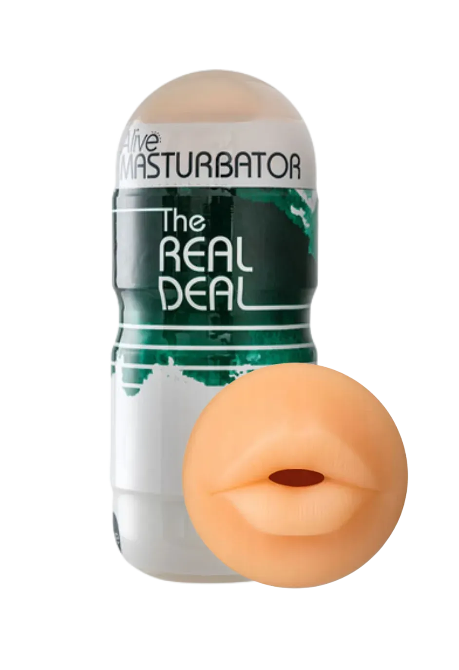 Masturbator w tubie z cyberskóry -  usta