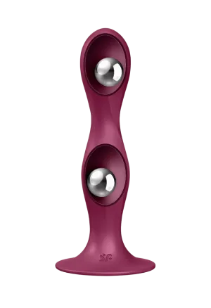 Dildo z ruchomymi kuleczkami