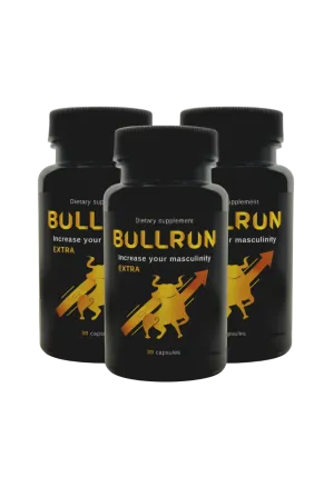 3xBullRun - kapsułki dla mężczyzn na potencję, 30 sztuk