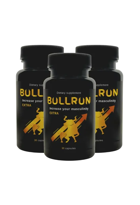 3xBullRun - kapsułki dla mężczyzn na potencję, 30 sztuk