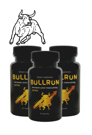 3xBullRun - kapsułki dla mężczyzn na potencję, 30 sztuk