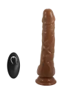 Dildo z realistyczną teksturą i wibracjami