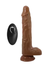 Dildo z realistyczną teksturą i wibracjami