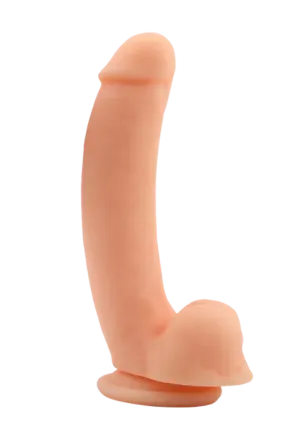 Dildo stymulujące punkt G z mocną przyssawką