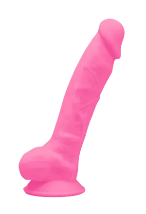 Fosforyzujące, realistyczne dildo 17,6 cm