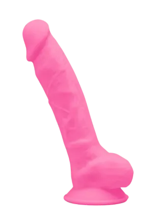 Fosforyzujące, realistyczne dildo 17,6 cm