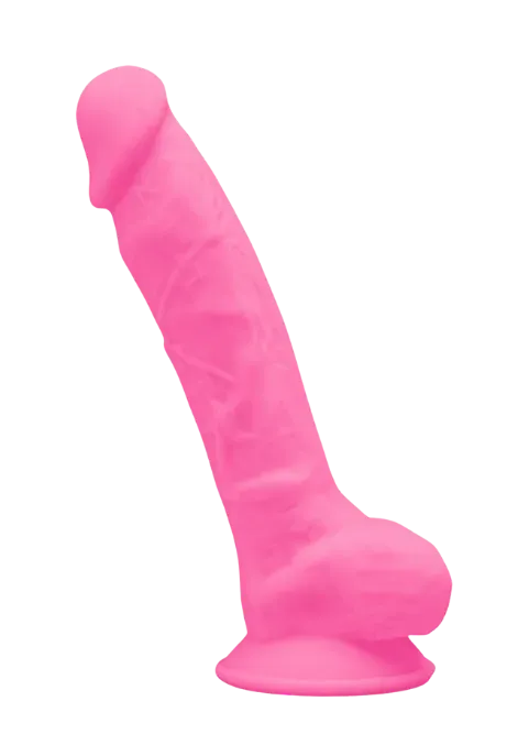 Fosforyzujące, realistyczne dildo 17,6 cm