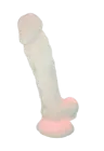 Fosforyzujące, realistyczne dildo 17,6 cm
