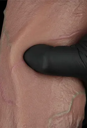 Realistyczne dildo z dużą średnicą 7 cm