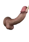 Dużych rozmiarów dildo z widoczną strukturą żył