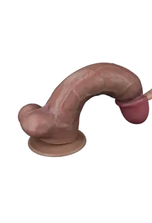 Dużych rozmiarów dildo z widoczną strukturą żył