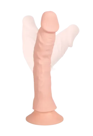 Realistyczne, wibrujące dildo z  przyssawką i pilotem do sterowania