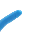 Niebieskie dildo z przyssawką - 15 cm