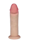Cieliste, realistyczne dildo z cyberskóry 17,5 cm