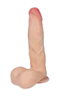 Rotacyjne dildo zasilane USB, sterowane pilotem bezprzewodowym 23 cm