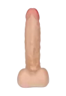 Rotacyjne dildo zasilane USB, sterowane pilotem bezprzewodowym 23 cm
