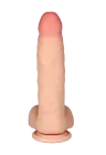 Rotacyjne dildo zasilane USB, sterowane pilotem bezprzewodowym 23 cm