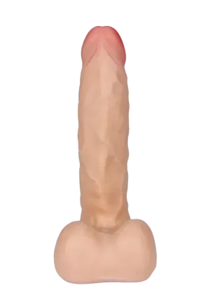 Realistyczne dildo z cyberskóry z kręgosłupem 23 cm