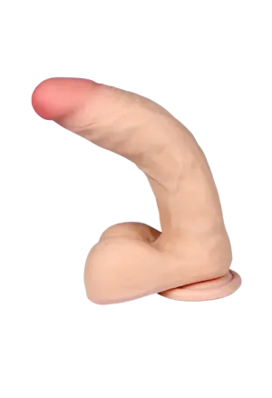 Realistyczne dildo z cyberskóry z kręgosłupem 23 cm