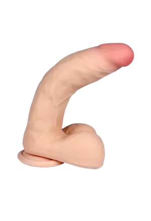 Realistyczne dildo z cyberskóry z kręgosłupem 23 cm