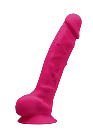 Dildo z termoaktywnego silikonu - 20 cm