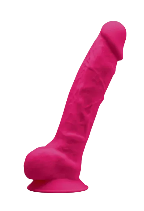 Dildo z termoaktywnego silikonu - 20 cm