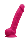 Dildo z termoaktywnego silikonu - 20 cm