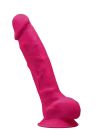 Dildo z termoaktywnego silikonu - 20 cm