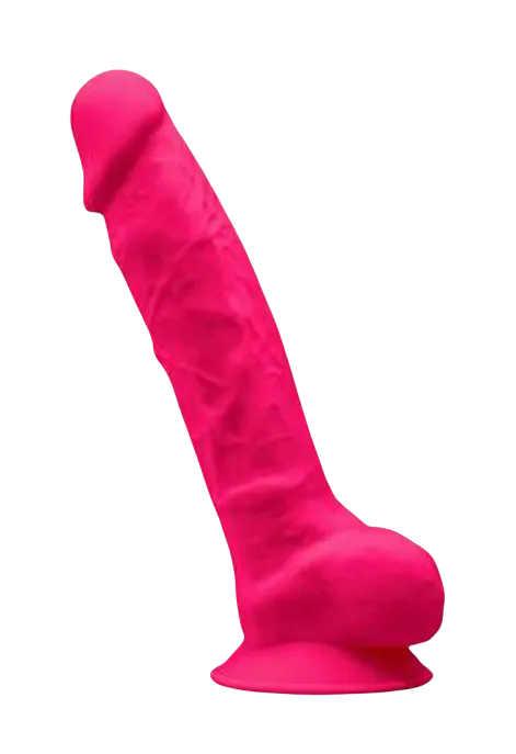 Termoaktywne dildo z jądrami - 23 cm Termoaktywne dildo z jądrami - 23 cm