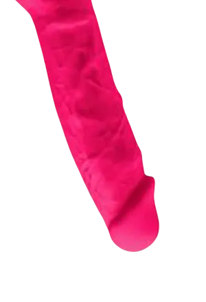 Termoaktywne dildo z jądrami - 23 cm
