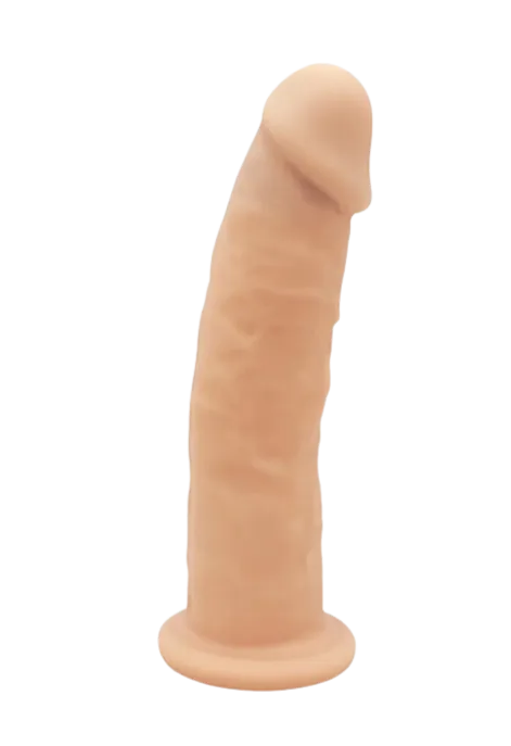 Realistyczne dildo bez jąder, 19 cm, silikon