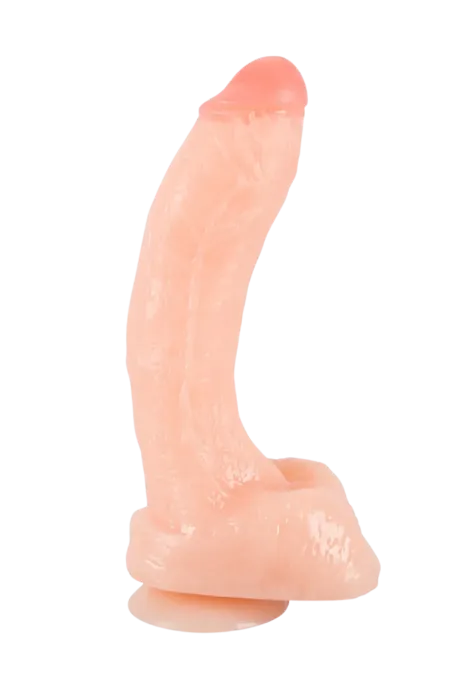 Duże realistyczne dildo na przyssawce - 25,5 cm