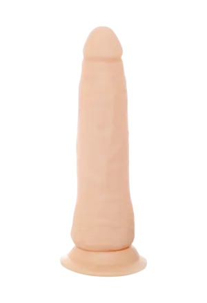 Bardzo realistyczne dildo z cyberskóry z przyssawką, 19,5 cm