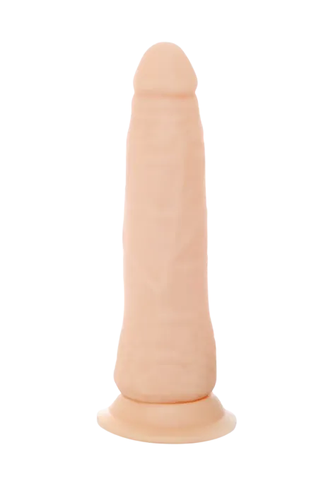 Bardzo realistyczne dildo z cyberskóry z przyssawką, 19,5 cm