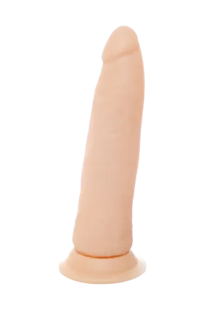 Bardzo realistyczne dildo z cyberskóry z przyssawką, 19,5 cm