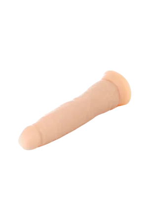 Bardzo realistyczne dildo z cyberskóry z przyssawką, 19,5 cm