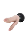 Podwójne dildo wibrujące analno-waginalne na przyssawce