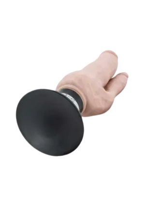 Podwójne dildo wibrujące analno-waginalne na przyssawce