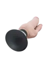 Podwójne dildo wibrujące analno-waginalne na przyssawce
