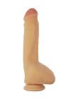Realistyczne dildo z przyssawką i wibracjami z cyberskóry