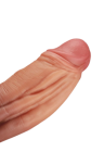 Bardzo duże, realistyczne dildo z przyssawką oraz fakturą stymulującą